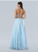 Stella Couture 24221 Long Formal Prom Sequin Dress