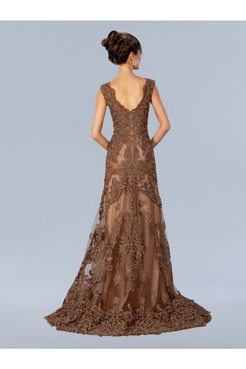 Stella Couture 24305 Mocha 8 Sale - Mocha / 8 - Formal Dresses