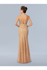Stella Couture 24309 Formal Long Prom Glitter Dress - Formal Dresses