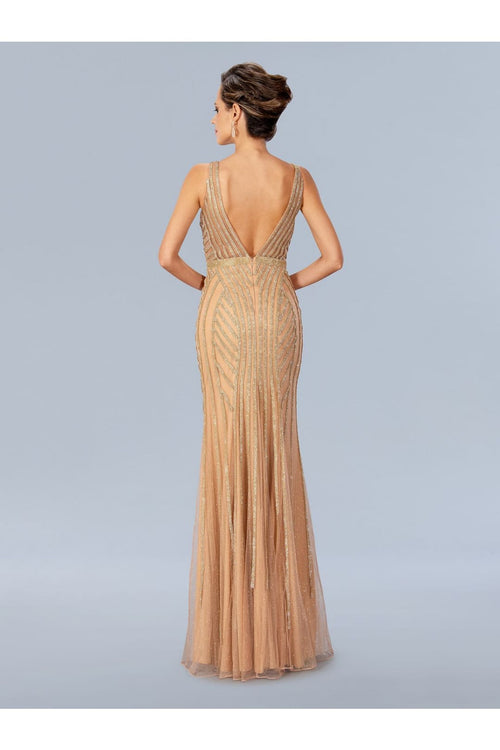 Stella Couture 24309 Formal Long Prom Glitter Dress - Formal Dresses