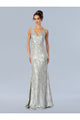 Formal Dresses Long Formal Sequin Prom Dress Silver