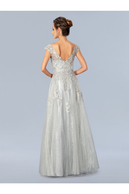 Stella Couture 24329 Long Formal Glitter Prom Dress - Formal Dresses