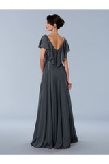 Stella Couture 24352 Long Formal Mother of the Bride A Line Dress - Mother of the Bride Dresses
