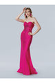 Prom Dresses Formal Long Fitted Prom Dress Fuchsia