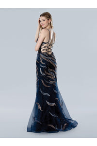 Stella Couture 25160 Long Mermaid Formal Sequin Prom Dress - Prom Dresses