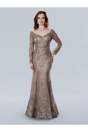 Stella Couture 25332 Long Formal Fitted Mermaid Mother of the Bride Dress