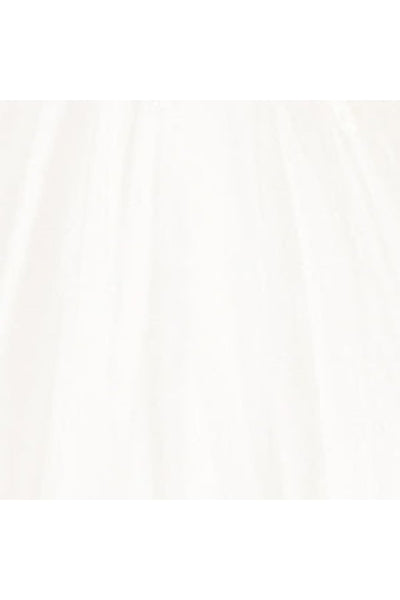 Strapless A-line Ruffled Slit Gown by Jovani 40466 - 00 / Ivory - Long Formal Dresses