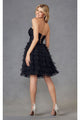 Strapless A-Line Tiered Short Dress by Juliet JT921H - Dress