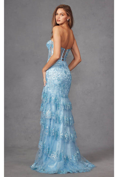 Strapless Embellished Prom Gown by Juliet JT2455K - Dress