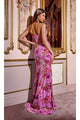 Strapless Floral Prom Dress: Jovani 42165 - Prom