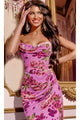Strapless Floral Prom Dress: Jovani 42165 - Prom
