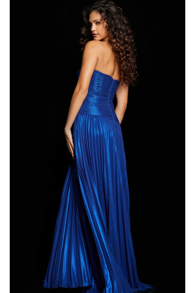 Strapless Long Pleated Prom Dress: Jovani 36461 - Apparel & Accessories > Clothing > Dresses