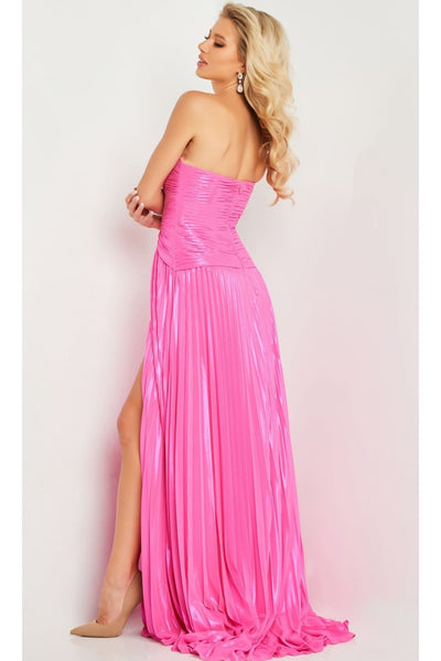 Strapless Long Pleated Prom Dress: Jovani 36461 - Apparel & Accessories > Clothing > Dresses
