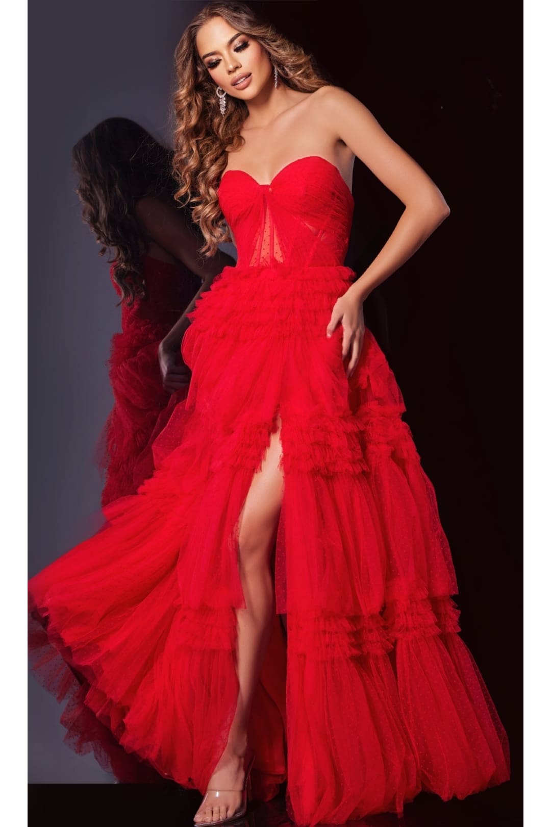 Strapless Prom Ball Gown: Jovani 40466 - Prom