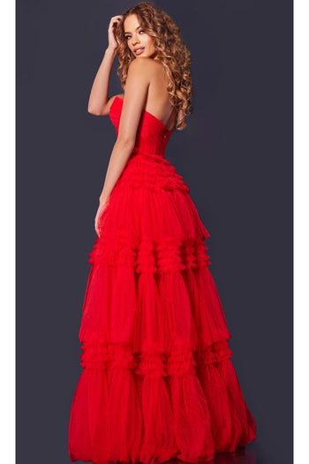 Strapless Prom Ball Gown: Jovani 40466 - Prom