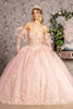 Strapless Puff Sleeve Corset Ball Gown by GLS Gloria GL3476 - XS / Blush - Quinceanera Dresses