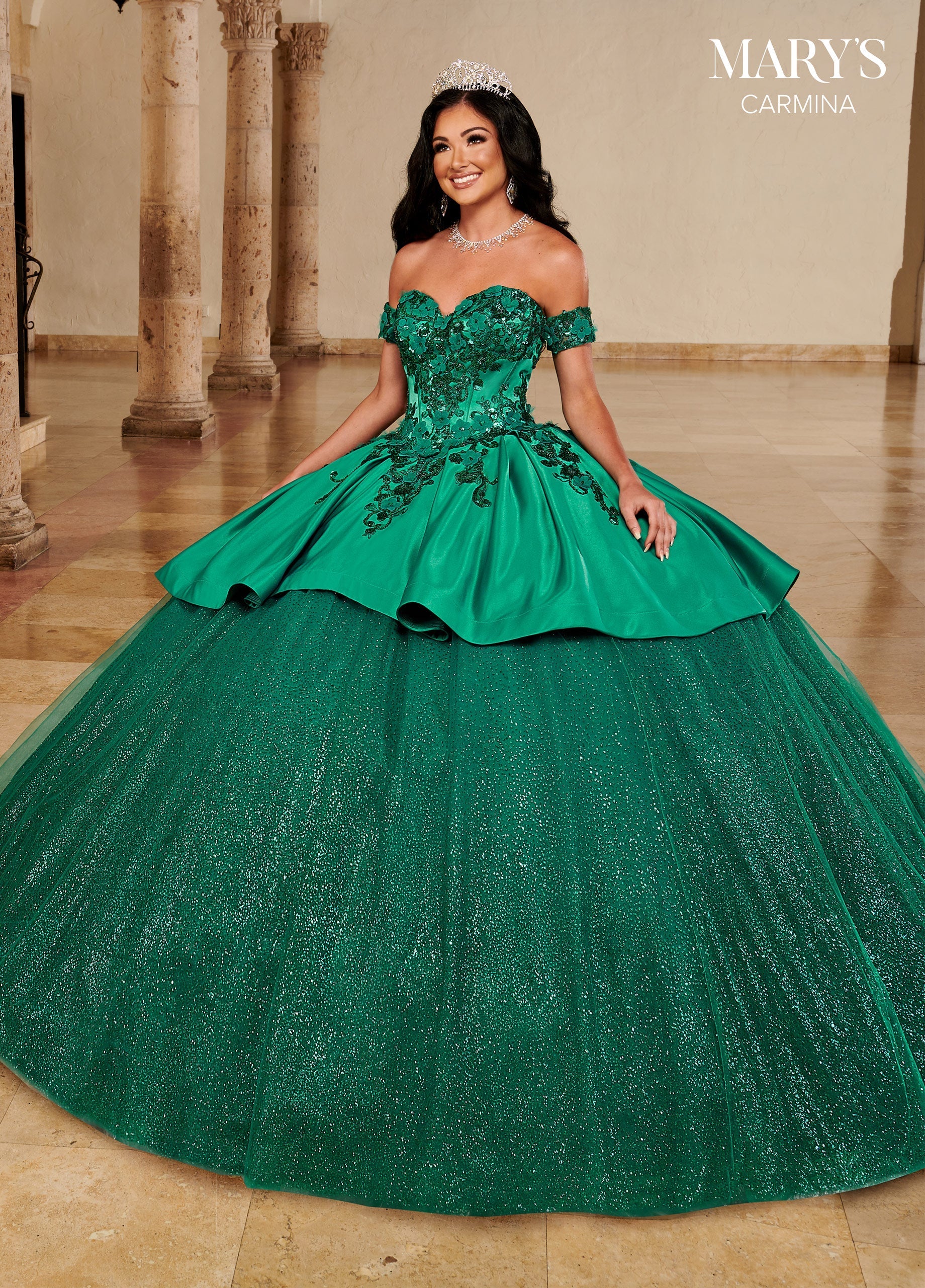 Mary's Bridal MQ1097 Strapless Quinceanera Dress