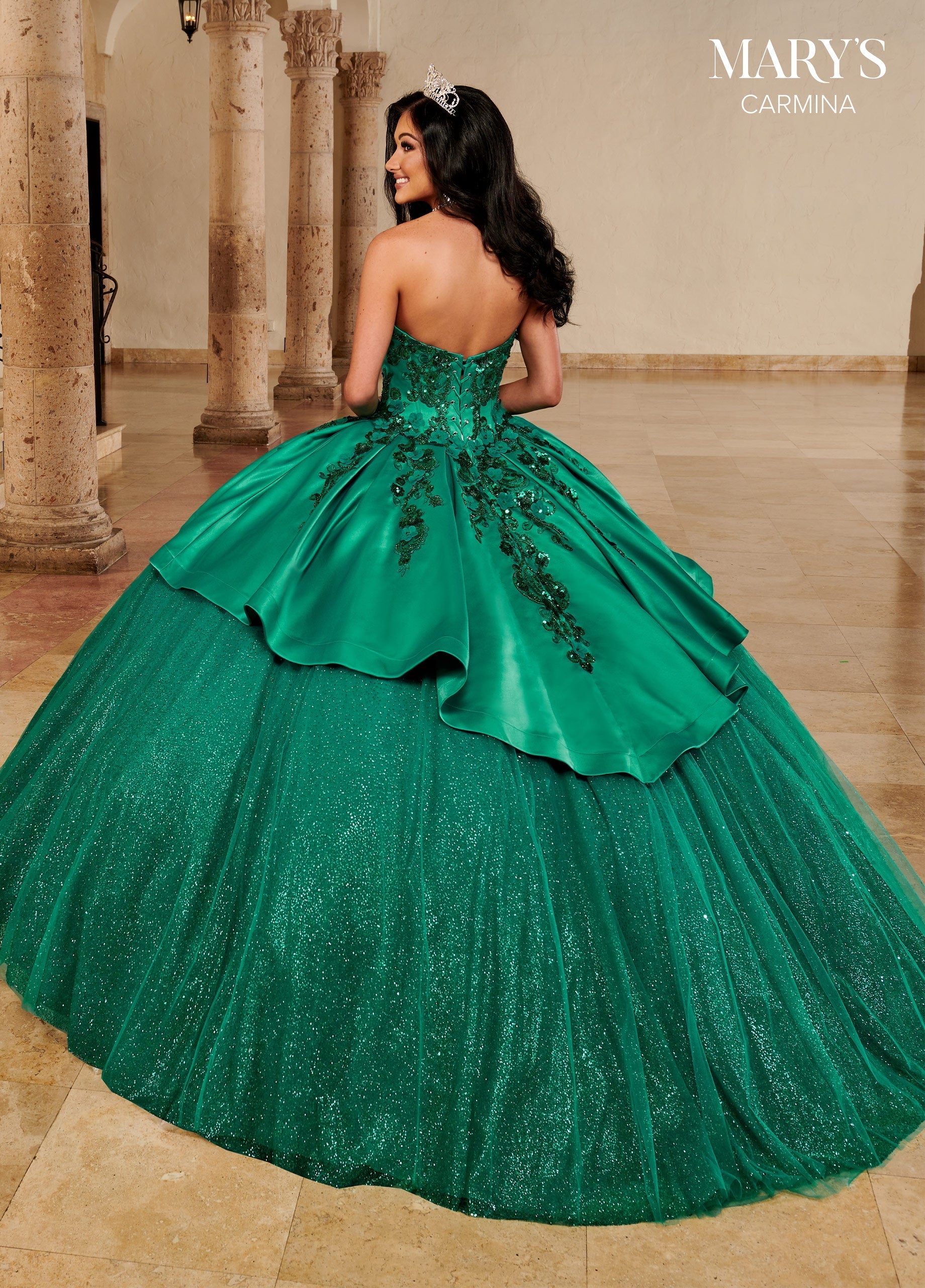 Mary's Bridal MQ1097 Strapless Quinceanera Dress