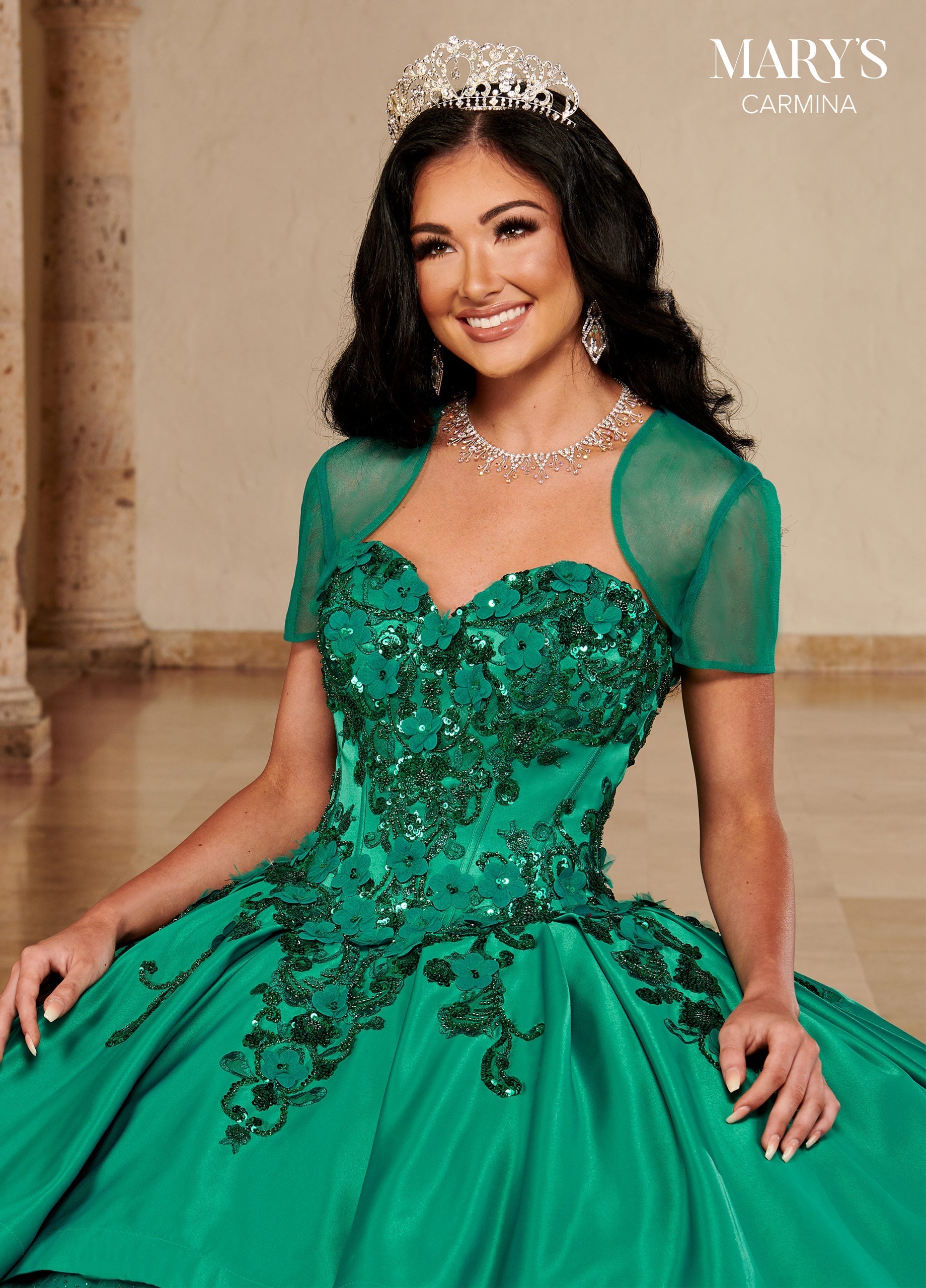 Mary's Bridal MQ1097 Strapless Quinceanera Dress