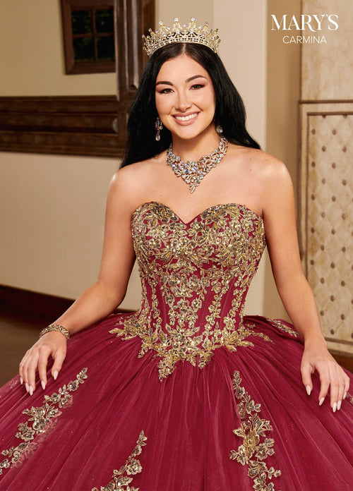 Mary's Bridal MQ1109 Strapless Quinceanera Dress