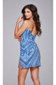 Strapless Sequin-Print Hoco Dress: Jovani 400003 - Apparel & Accessories > Clothing > Dresses