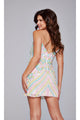 Strapless Sequin-Print Hoco Dress: Jovani 400003 - Apparel & Accessories > Clothing > Dresses
