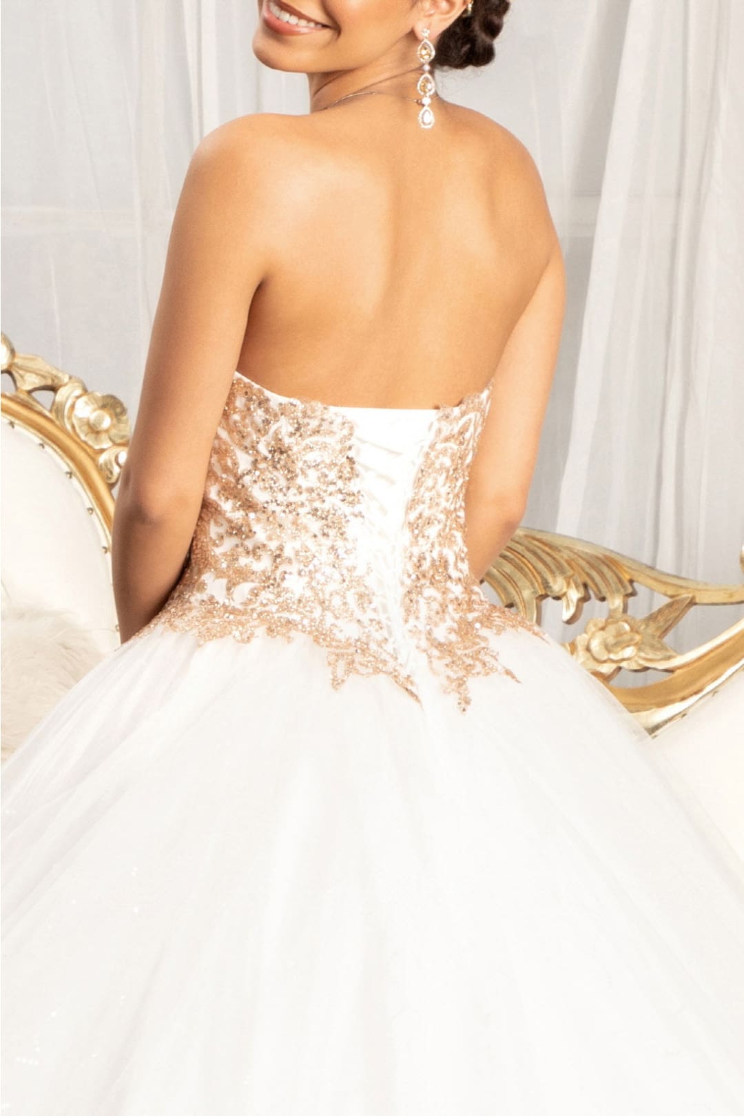Strapless Sweetheart Ball Gown by Elizabeth K GL1973 - Quinceanera Dresses