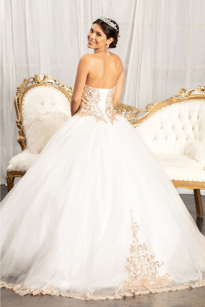 Strapless Sweetheart Ball Gown by Elizabeth K GL1973 - Quinceanera Dresses