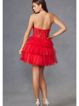 Valentine's Day Dress in Red Cute Vday Outfit & Plus Size by JT918S