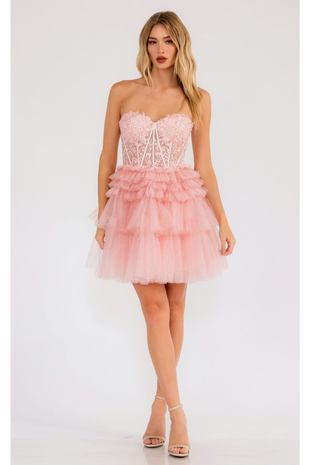 Blush Bridesmaid Dresses-Inexpensive A-Line Short Dress Juliet JT918S Blush Bridesmaid Dresses-Inexpensive A-Line Short Dress Juliet JT918S