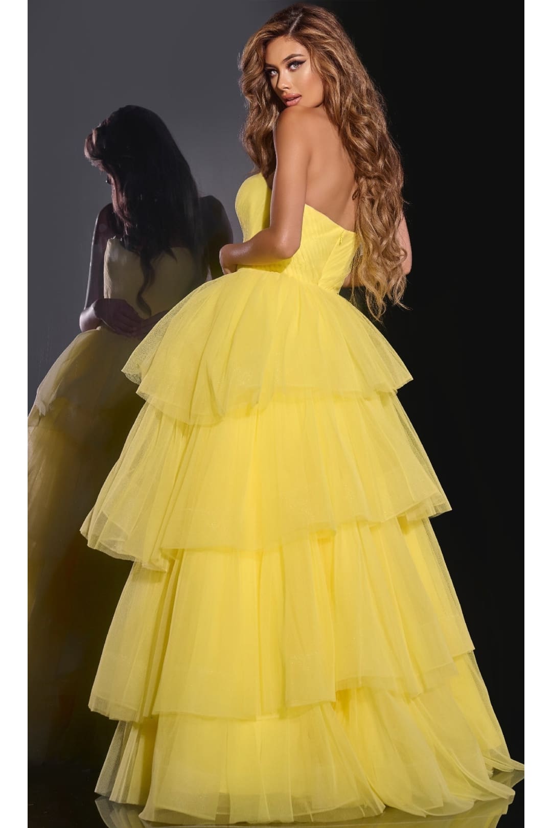 Strapless Tulle Prom Ball Gown: Jovani 40394 - Apparel & Accessories > Clothing > Dresses