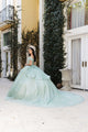 Sweet 16 Dress Off Shoulder Floral Lace Prom Gown By Layla K LK265 - Dress