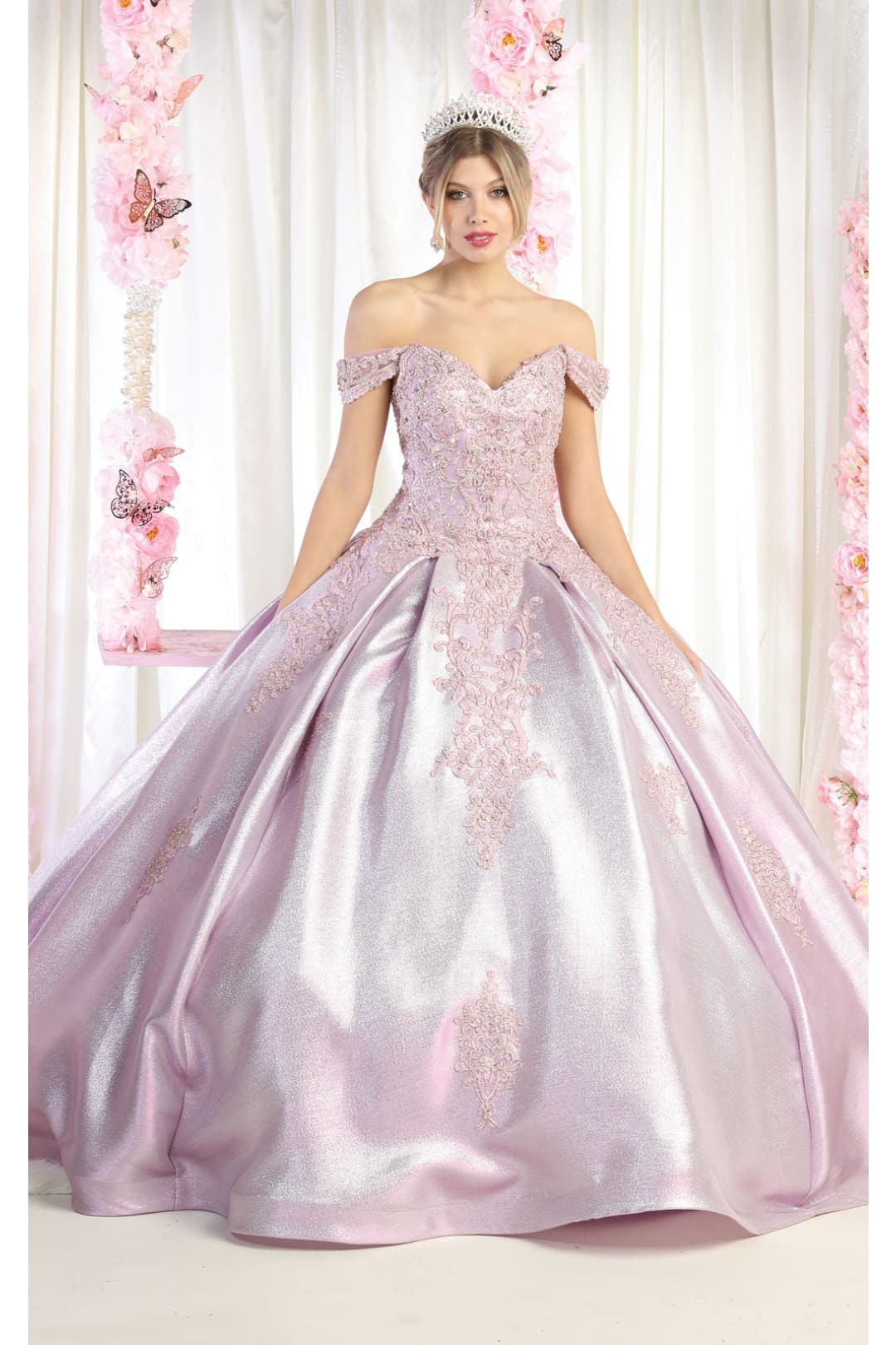 Sweet 16 Quinceanera Ball Gown - LILAC / 4