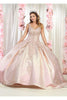 Sweet 16 Quinceanera Ball Gown - ROSEGOLD / 4