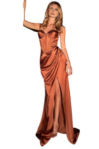 Sweetheart Basque Structured Gown 2025 Elegant Evening Dress - Sienna / 2 - Prom