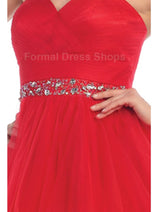 Strapless Mesh Cocktail Party Dress MQ1283