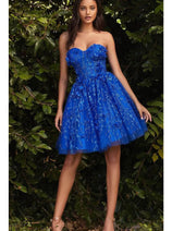Sweetheart Corset Homecoming Dress 9243