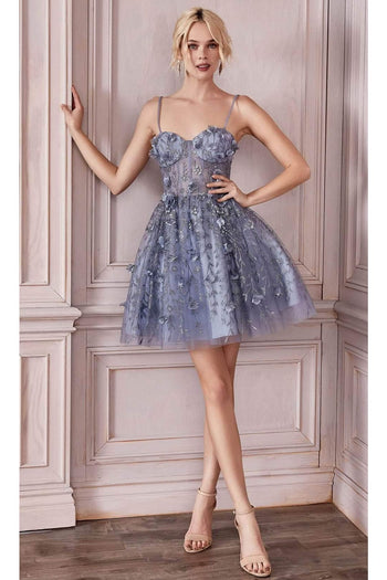 Sweetheart Corset Homecoming Dress 9243 - Prom