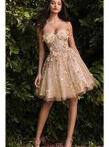 Sweetheart Corset Homecoming Dress 9243