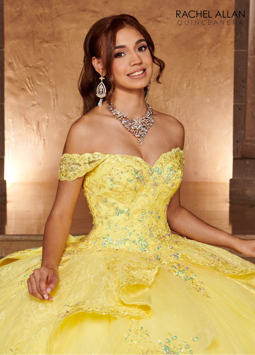 Rachel Allan RQ3105 Sweetheart Layered Quinceanera Dress