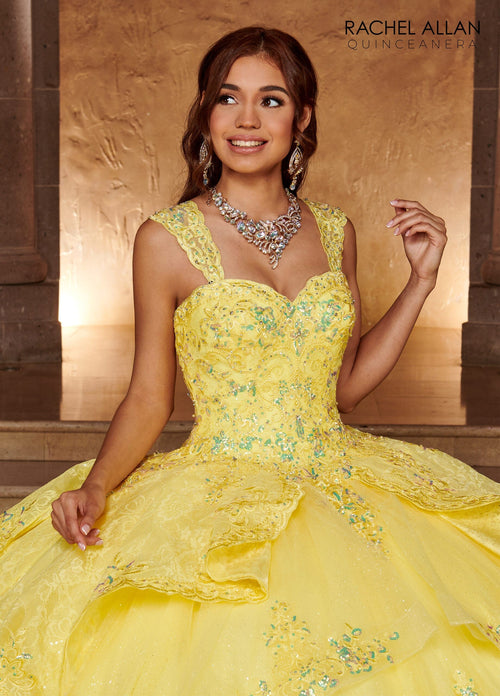 Rachel Allan RQ3105 Sweetheart Layered Quinceanera Dress