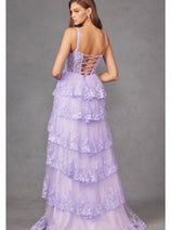 Sweetheart Sequin Appliqué Prom Gown by Juliet JT2463A
