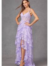 Sweetheart Sequin Appliqué Prom Gown by Juliet JT2463A
