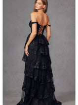 Sweetheart Sequin Appliqué Prom Gown by Juliet JT2463A