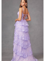 Sweetheart Sequin Appliqué Prom Gown by Juliet JT2463A