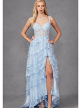 Sweetheart Sequin Appliqué Prom Gown by Juliet JT2463A