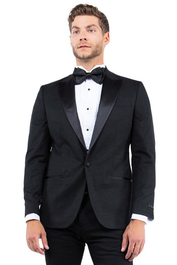 Men's Modern Fit Black Tuxedo Jacket