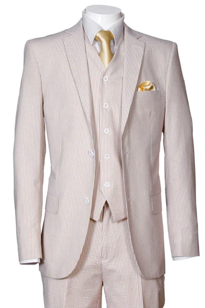 Tan Groomsmen Suit for Men & Boys - Perfect for Weddings