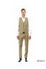 Tan Zegarie Suit Separates Solid Men’s Vests For Men MV346-05 - Tan / 34 / MV346-05 - Suit-separates