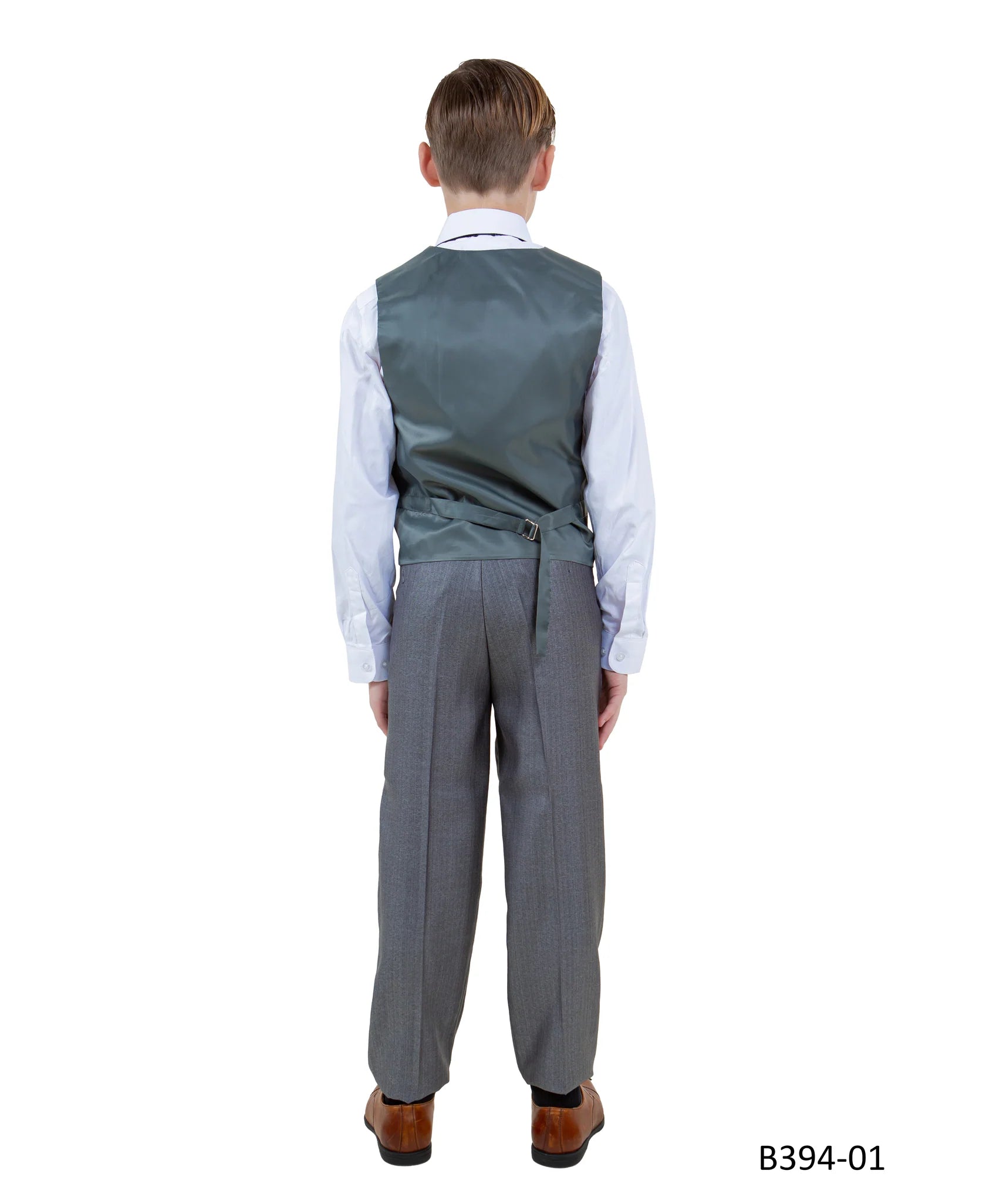 Boys Suit in Color Gray Toddler Suit For Kids  -Tazio Modern Fit - $149